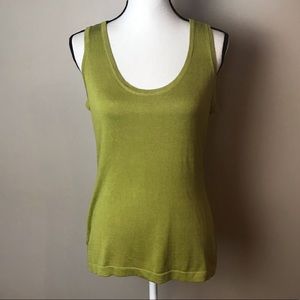 Bask Atelier Olive Green (Jade) Tank Top Size S